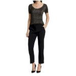 Metallic Short Sleeve Sweater - Image 3