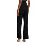 Black High-Waisted Split Hem Flare Pants - Image 5